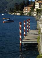 Veduta del Lago di Como dal pontile